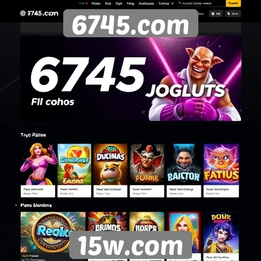 Novo design de interface melhora experiência do usuário em 6745.com