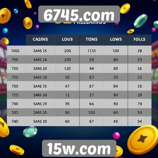 Comparativa entre jogos populares no 6745.com