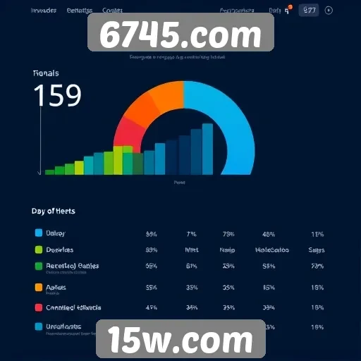 Estatísticas de usuários no site 6745.com